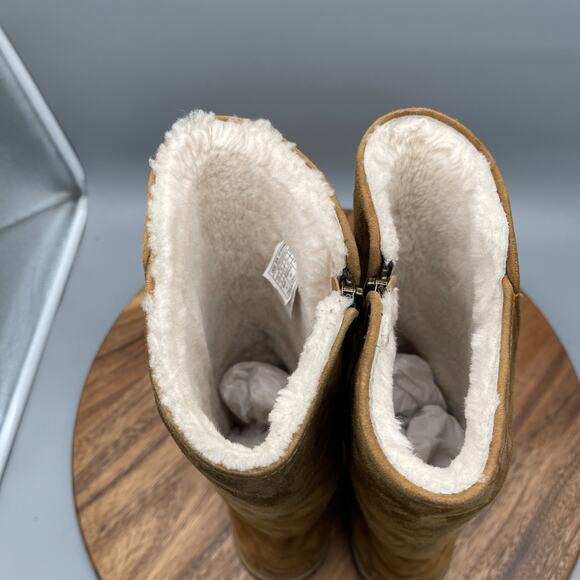 UGG Abree II Tall Boots Womens Size 10 Brown Suede Soft Casual Comfort Winter - Picture 5 of 8